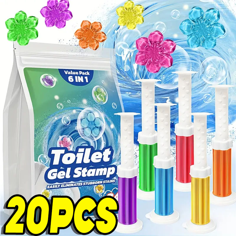 Gel Air Freshener - 1/20pcs Fiore Detergente per WC Gel