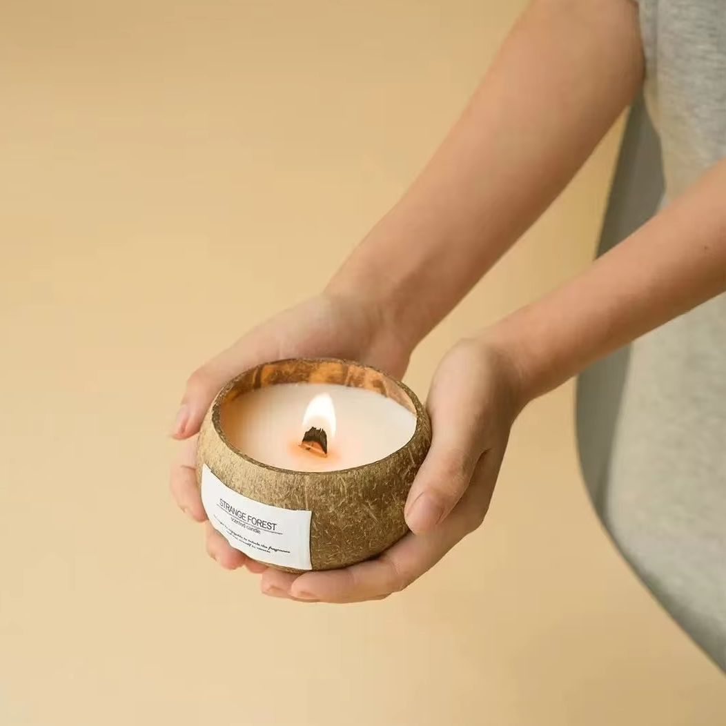 Candela profumata con guscio d - Home Fragrance Essence recensione e prezzo