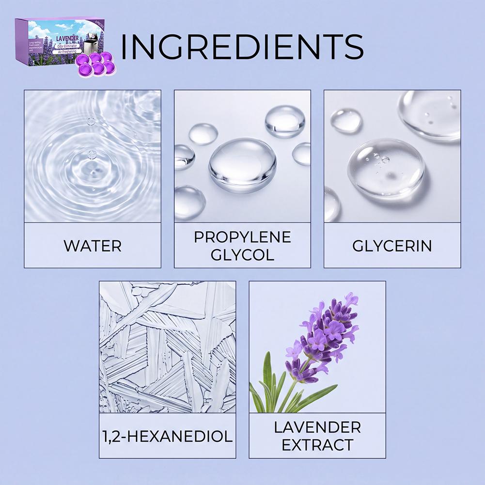 6 Confezioni di Deodorante per - Gel Air Freshener recensione e prezzo